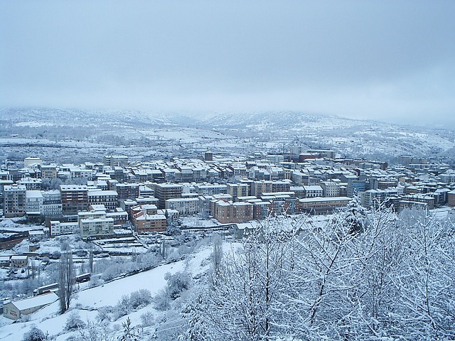 béjar nevado panorámica