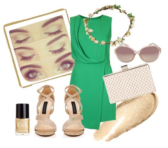 Look para invitadas de la boda: Verde y dorado | Aniinthesky